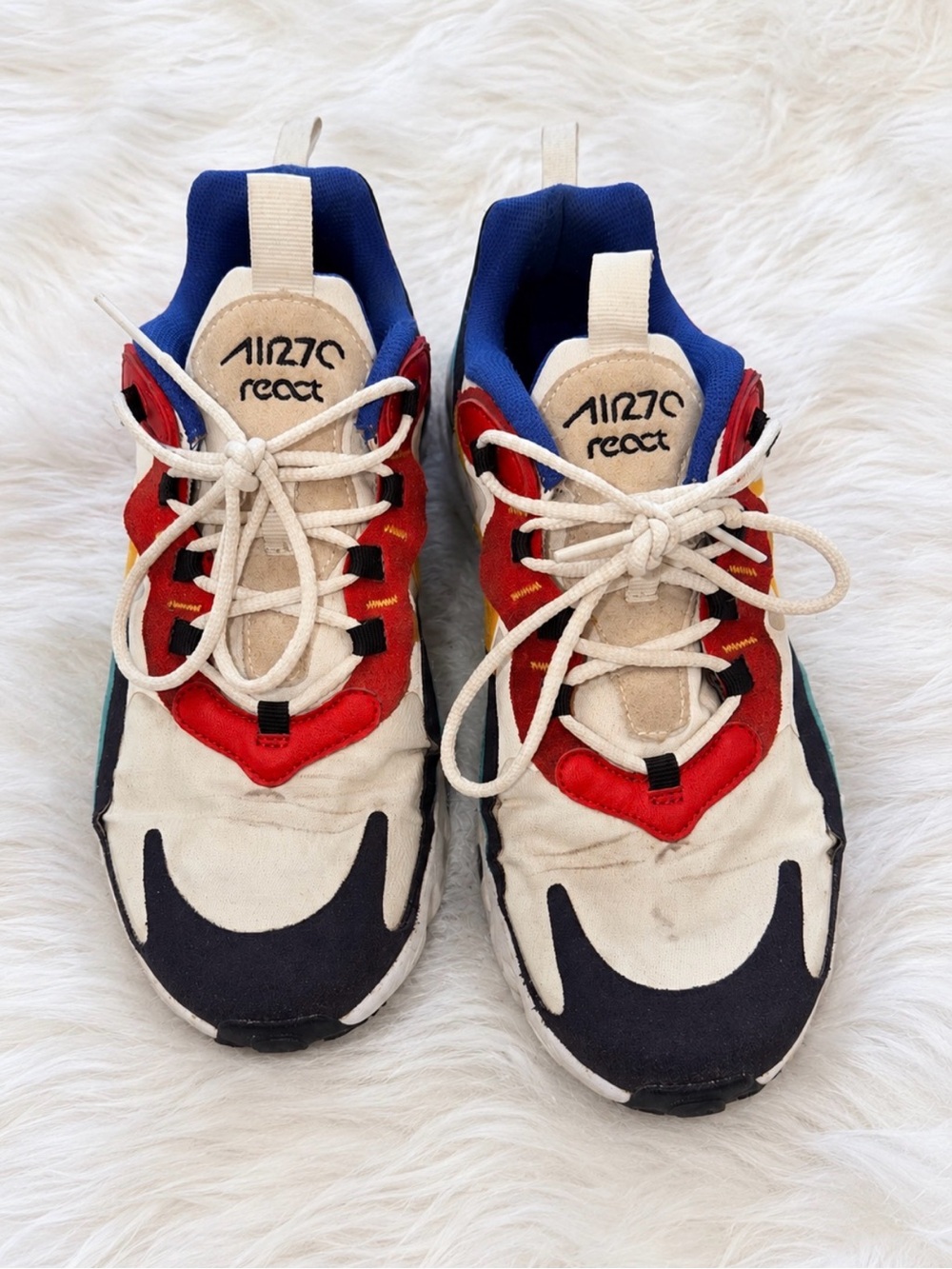 Nike Air Max 270 React Bauhaus GS Men’s7 /Women’s 8.5 Multicolor BQ0103-001 2019